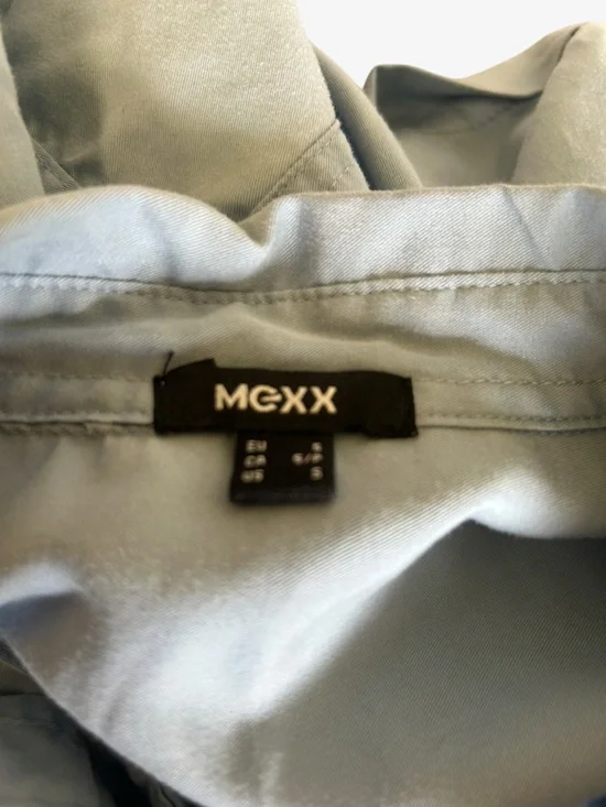 Mexx Light Wash Lyocell Denim Shirt Dress Full Button Front Size S - Picture 5 of 7